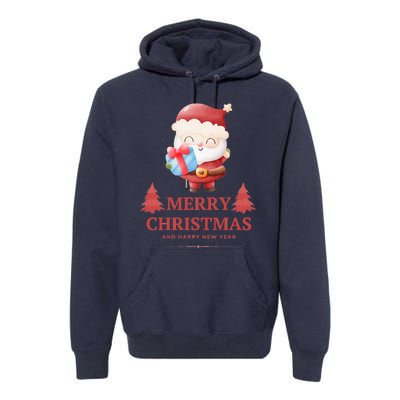 Christmas And Happy New Year Premium Hoodie