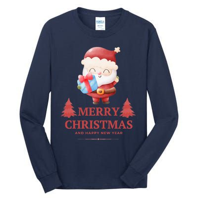 Christmas And Happy New Year Tall Long Sleeve T-Shirt