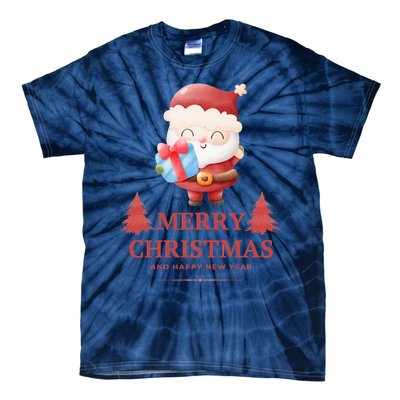 Christmas And Happy New Year Tie-Dye T-Shirt