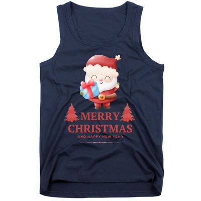 Christmas And Happy New Year Tank Top