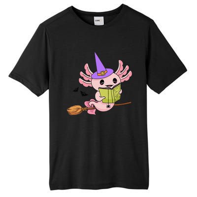 Cute Axolotl Halloween Axolotl Witch Casting Spells Tall Fusion ChromaSoft Performance T-Shirt