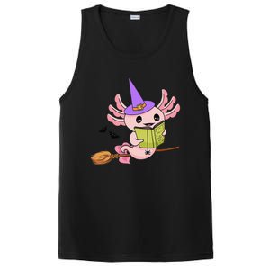 Cute Axolotl Halloween Axolotl Witch Casting Spells PosiCharge Competitor Tank