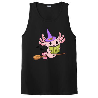 Cute Axolotl Halloween Axolotl Witch Casting Spells PosiCharge Competitor Tank