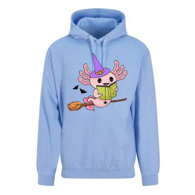 Cute Axolotl Halloween Axolotl Witch Casting Spells Unisex Surf Hoodie