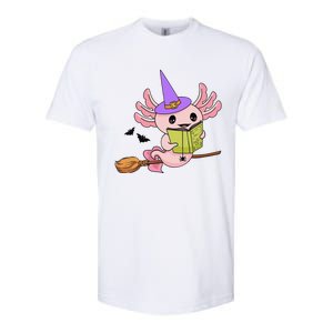 Cute Axolotl Halloween Axolotl Witch Casting Spells Softstyle CVC T-Shirt