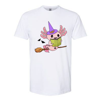 Cute Axolotl Halloween Axolotl Witch Casting Spells Softstyle® CVC T-Shirt