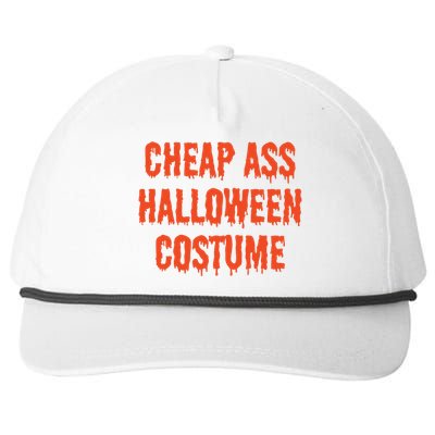 Cheap Ass Halloween Costume Funny Halloween Snapback Five-Panel Rope Hat