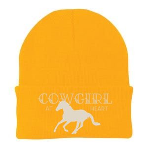 Cow At Heart With Horse Design Meaningful Gift Knit Cap Winter Beanie