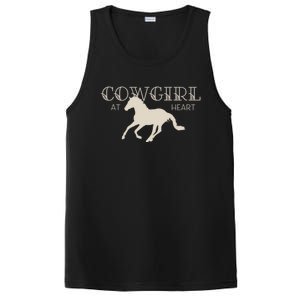 Cow At Heart With Horse Design Meaningful Gift PosiCharge Competitor Tank