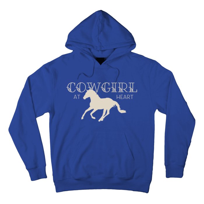 Cow At Heart With Horse Design Meaningful Gift Hoodie