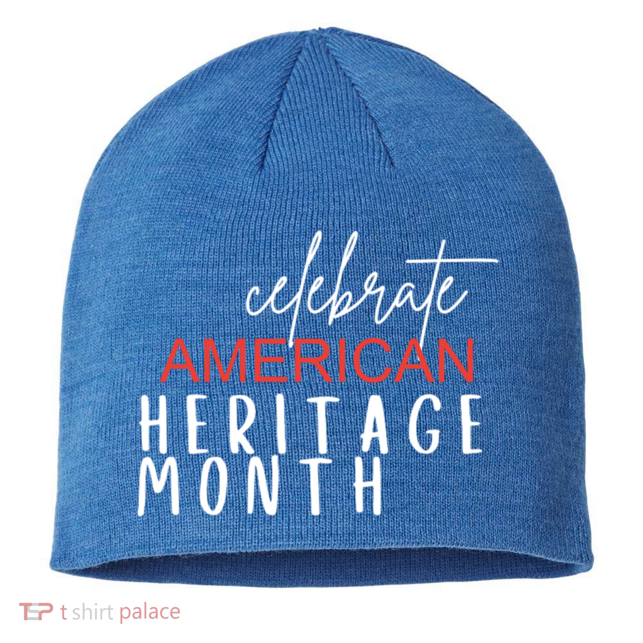 Celebrate American Heritage Month India Diversity Gift Sustainable Beanie