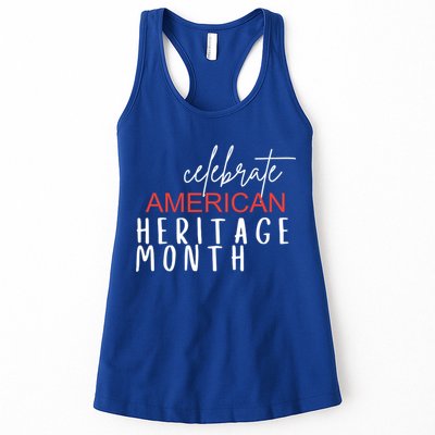 Celebrate American Heritage Month India Diversity Gift Womens Tank Top