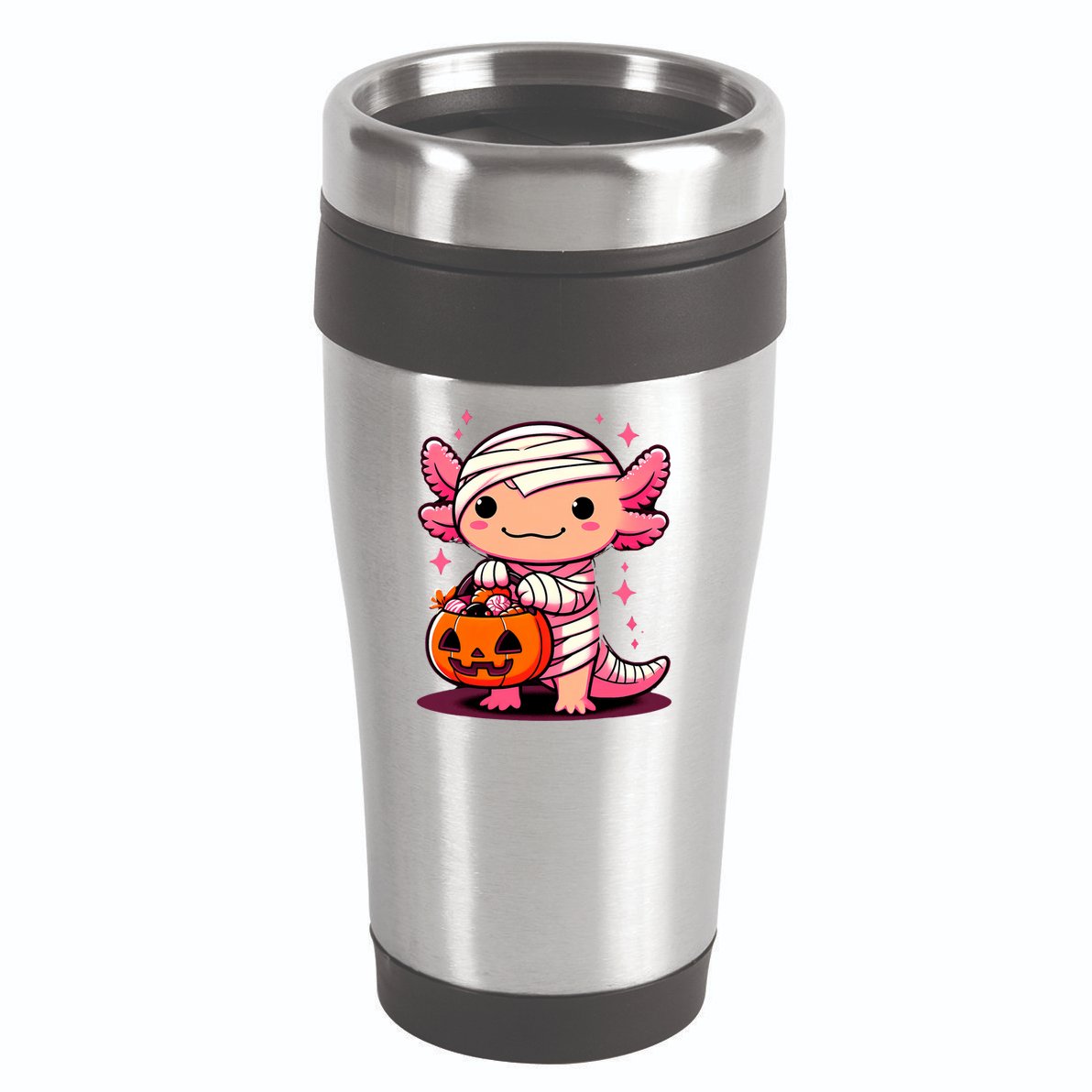 Cute Axolotl Halloween Costume 16oz Travel Tumbler