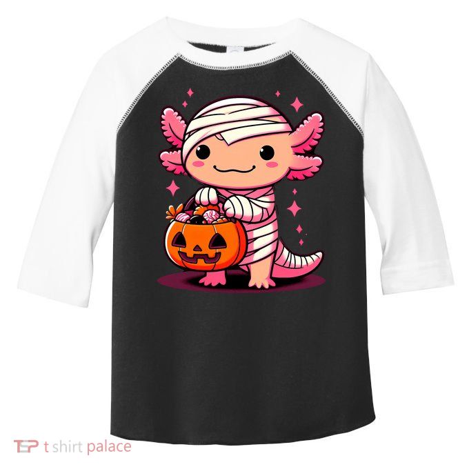 Cute Axolotl Halloween Costume Toddler Fine Jersey T-Shirt
