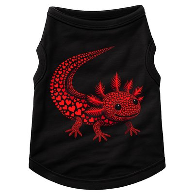 Cute Axolotl Heart   Valentine Axolotl  Doggie Tank