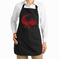 Cute Axolotl Heart   Valentine Axolotl  Apron
