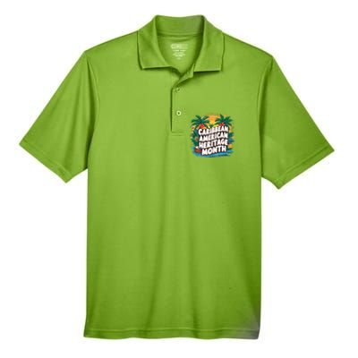 Caribbean American Heritage Month Gift Men's Origin Performance Pique Polo