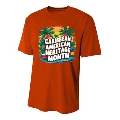 Caribbean American Heritage Month Gift Performance Sprint T-Shirt