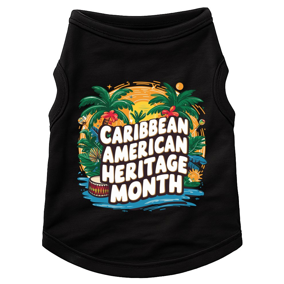 Caribbean American Heritage Month Gift Doggie Tank