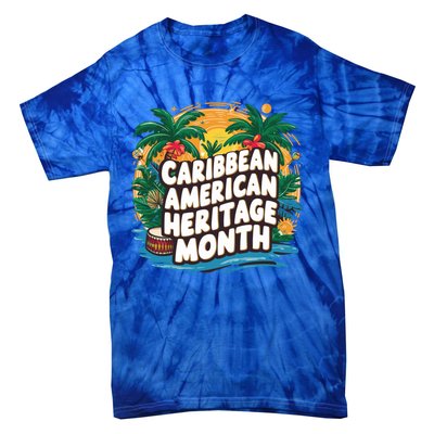 Caribbean American Heritage Month Gift Tie-Dye T-Shirt