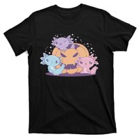 Cute Axolotl Halloween Pumpkin T-Shirt