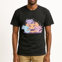 Cute Axolotl Halloween Pumpkin Tall T-Shirt