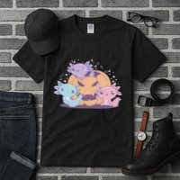 Cute Axolotl Halloween Pumpkin Tall T-Shirt
