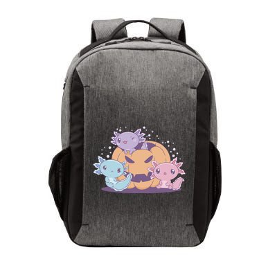 Cute Axolotl Halloween Pumpkin Vector Backpack