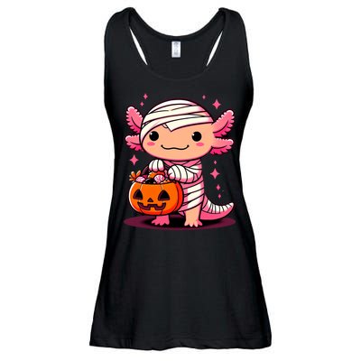 Cute Axolotl Halloween Costume Ladies Essential Flowy Tank