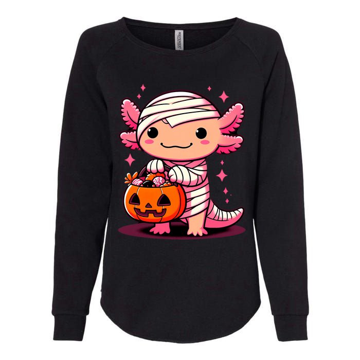 Cute Axolotl Halloween Costume Womens California Wash Sweatshirt