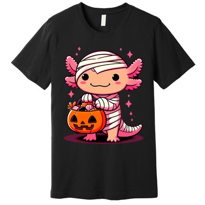 Cute Axolotl Halloween Costume Premium T-Shirt