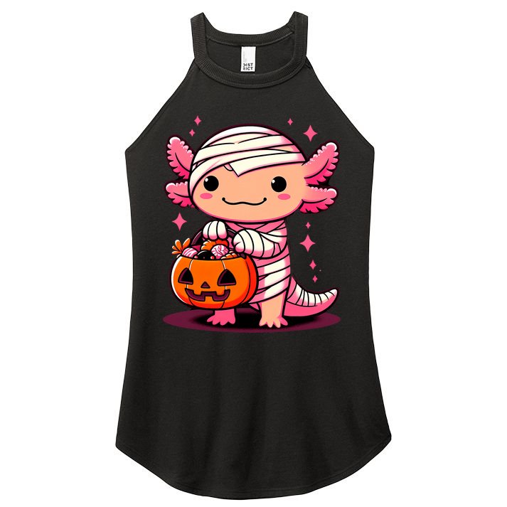 Cute Axolotl Halloween Costume Women's Perfect Tri Rocker Tank