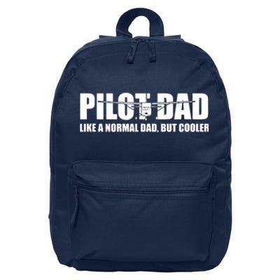 C172 Aviation Humor Funny Pilot Father Pilot Dad 16 in Basic Backpack