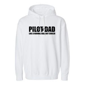 C172 Aviation Humor Funny Pilot Father Pilot Dad Garment-Dyed Fleece Hoodie