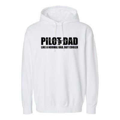 C172 Aviation Humor Funny Pilot Father Pilot Dad Garment-Dyed Fleece Hoodie