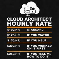 Cloud Architect hourly Rate USDProgrammer Hourly Rate Gift Ladies PosiCharge Tri-Blend Wicking Tank