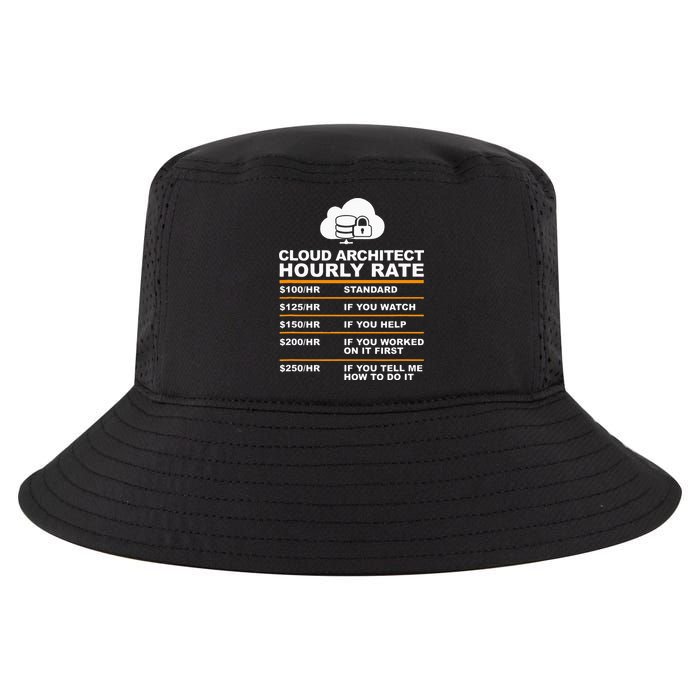 Cloud Architect hourly Rate USDProgrammer Hourly Rate Gift Cool Comfort Performance Bucket Hat