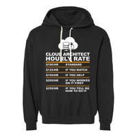 Cloud Architect hourly Rate USDProgrammer Hourly Rate Gift Garment-Dyed Fleece Hoodie