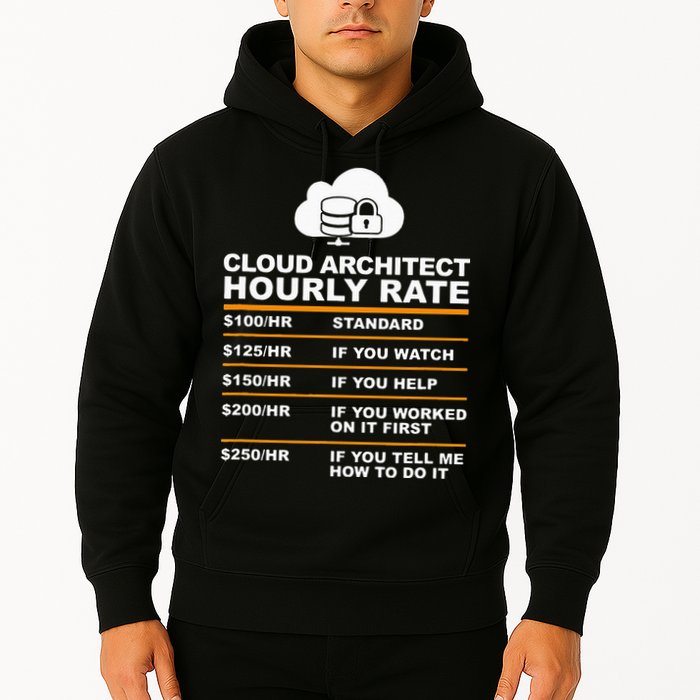 Cloud Architect hourly Rate USDProgrammer Hourly Rate Gift Hoodie