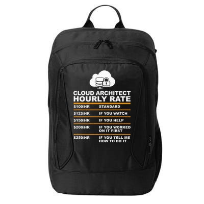 Cloud Architect hourly Rate USDProgrammer Hourly Rate Gift City Backpack