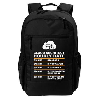 Cloud Architect hourly Rate USDProgrammer Hourly Rate Gift Backpack