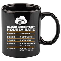 Cloud Architect hourly Rate USDProgrammer Hourly Rate Gift 11oz C Handle Ceramic Mug