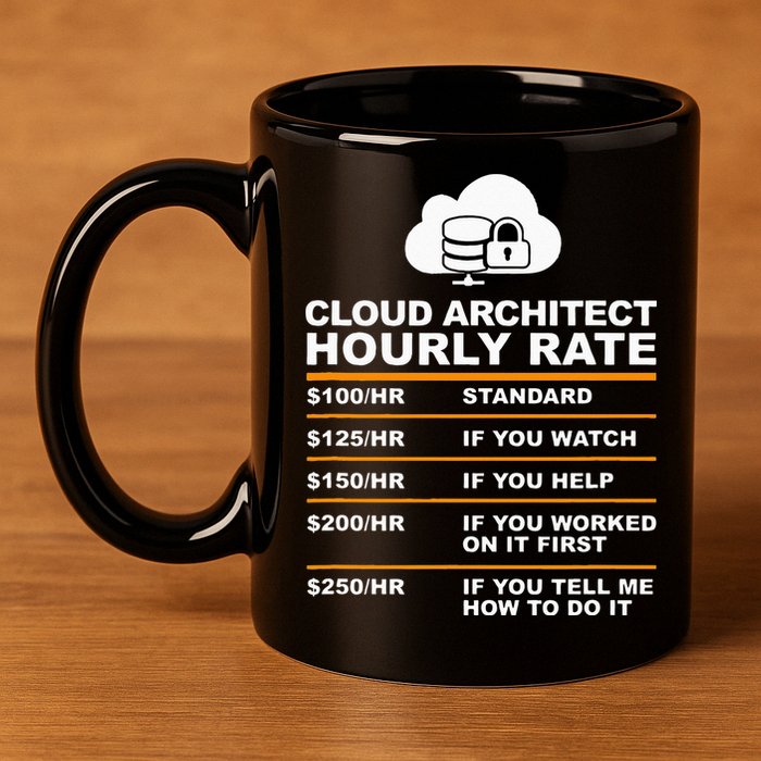 Cloud Architect hourly Rate USDProgrammer Hourly Rate Gift 11oz C Handle Ceramic Mug