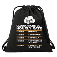 Cloud Architect hourly Rate USDProgrammer Hourly Rate Gift Drawstring Bag
