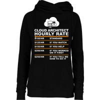Cloud Architect hourly Rate USDProgrammer Hourly Rate Gift Womens Funnel Neck Pullover Hood