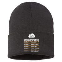 Cloud Architect hourly Rate USDProgrammer Hourly Rate Gift Sustainable Knit Beanie