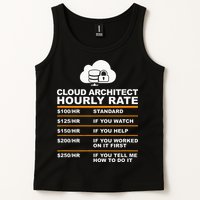 Cloud Architect hourly Rate USDProgrammer Hourly Rate Gift Tank Top