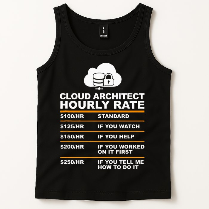 Cloud Architect hourly Rate USDProgrammer Hourly Rate Gift Tank Top
