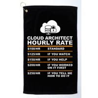 Cloud Architect hourly Rate USDProgrammer Hourly Rate Gift Golf Towel