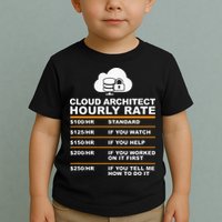 Cloud Architect hourly Rate USDProgrammer Hourly Rate Gift Toddler T-Shirt